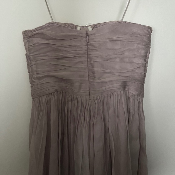 MUST GO J.Crew Arabelle Long Silk Chiffon Dress Size 6 - Picture 10 of 16